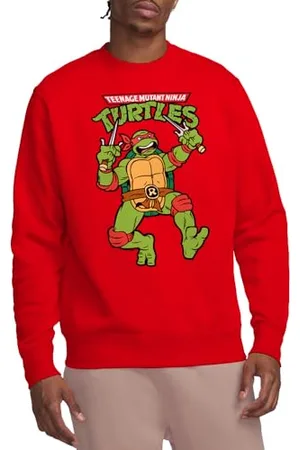 Teenage Mutant Ninja Turtles Bluza Tmnt Retro Raph Crew, czerwona, S, , S