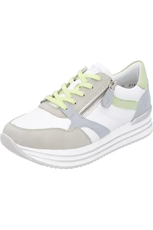 Remonte Damskie buty sportowe D1323 Low, białe 84, rozmiar 39 EU, , 39 eu