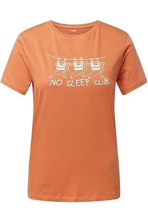 Mavi NO Sleep Club Printed Graphic Tee; Autumn Leaf, , XL