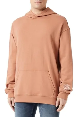 Lee Męska luźna bluza z kapturem AOP, cyder, XL, , XL