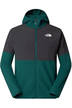 The North Face Mężczyźni Glacier Heavyweight Full Zip Hd Kurtka Deep Nori/Asphalt Grey/S