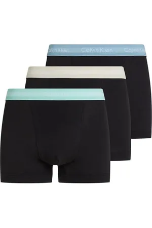 Calvin Klein Trunk męskie, Black (B- Fad Dnm, Cdon Tint, Beau Bl Wbs), XS