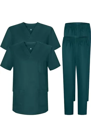 MISEMIYA Lot Sanitaires Bz-2-817-8312 Zestaw 2 szt. Płaszcz I SPODNIE Unisex Kombinezony sanitarne, , XL dla dorosłych, , XL