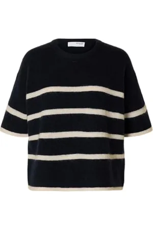 SELECTED Slfmaline-Liliana 2/4 Knit O-Neck Noos, , XS
