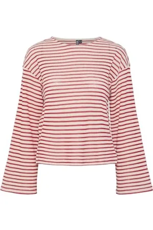 Pieces® Damska koszulka z długim rękawem Pcmanilla Ls O-Neck Top Mm, , XL