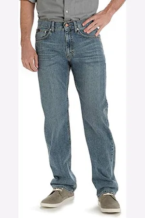 Lee Męskie dżinsy Premium Select Regular Fit z prostą nogawką, 36W / 30L