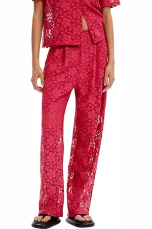 Desigual Spodnie Dharma, 3002 Fucsia, L, , L