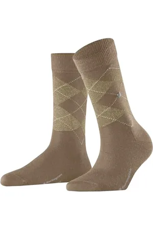 Burlington Kobiety Skarpety Marylebone Lurex W So Wełna z wzorem 1 Para, , 36-41