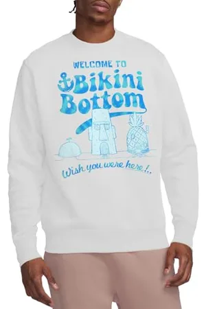 Spongebob Spongebob Bikini Bottom Welcome Crew Bluza, biała, XL, , XL