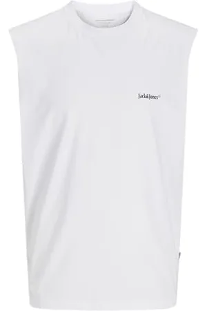 JACK & JONES Jorvarenna koszulka bez rękawów z okrągłym dekoltem, , XS