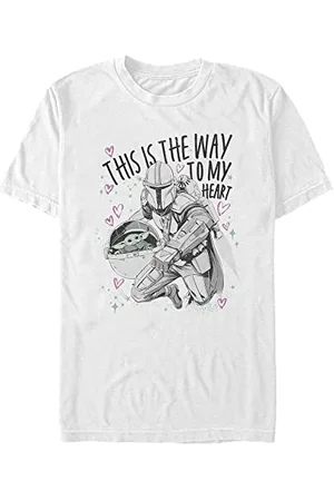 STAR WARS Unisex Way To My Heart Organic Short Sleeve T-shirt, , XL