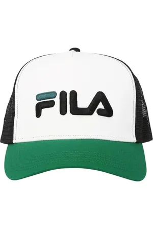Fila BEPPU Trucker Cap liniowe logo snap Back-Firbright White-One Size, , jeden rozmiar