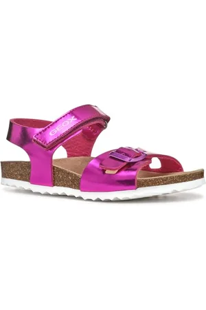 Geox J ADRIEL Girl C, sandały, fuksja, 28 EU, , 28 EU