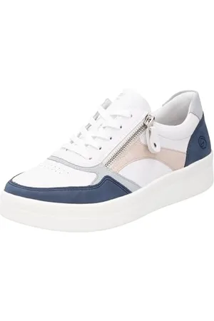 Remonte Damskie buty sportowe D0J01 Low, białe 85, 41 EU, , 41 EU
