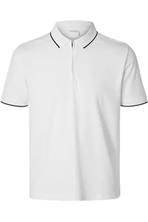 SELECTED Slhfave Sport Zip Ss Polo Noos, , XL