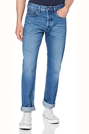 Tommy Hilfiger Męskie dżinsy Regular Mercer Rgd Portland Ind