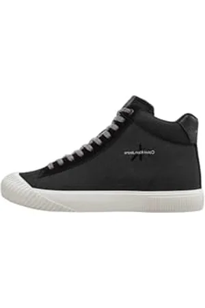 Calvin Klein Jeans Męskie buty sportowe Skater Vulc MID MTR, czarne/jasne białe, 45, , 42.5 EU