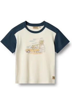 WHEAT Unisex dziecięca koszulka dla chłopców S/S Vincent GOTS certyfikat GOTS, , 116