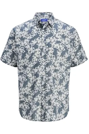JACK & JONES Męska koszulka Jorjoshua Split AOP Ss Jnr, , 140
