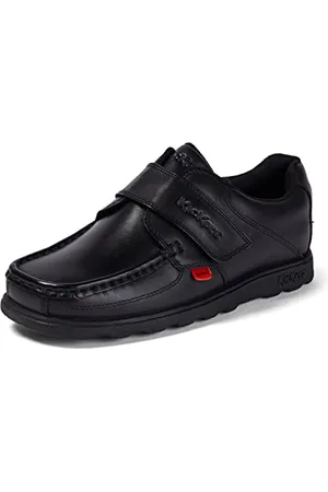 Kickers Mokasyny chłopięce Fragma Single Strap Leather, czarny - -38 EU
