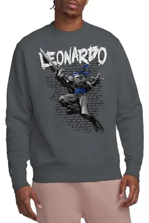 Teenage Mutant Ninja Turtles Bluza Tmnt Tmnt Leonardo Crew, grafitowa, M, , M