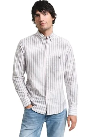 GANT REG Classic Oxford Stripe Shirt, , M