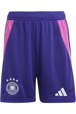 adidas Chłopięce spodenki DFB A SHO Y, Team Colleg Fioletowe, 11-12 Yıl, , 11-12 Yıl