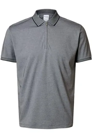 SELECTED Slhfave Sport Zip Ss Polo Noos, , XL