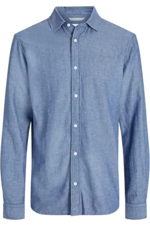 JACK & JONES Jprccmaze Summer L/S Shirt, , XL