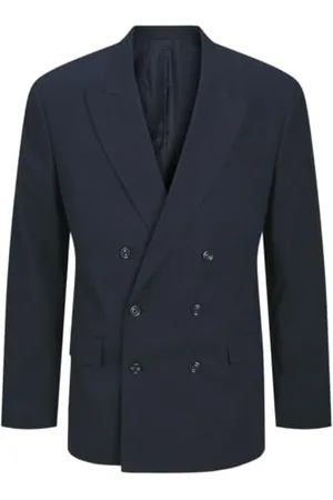 JACK & JONES Jprriviera Linen Db Relaxed Fit Blezer, , 56