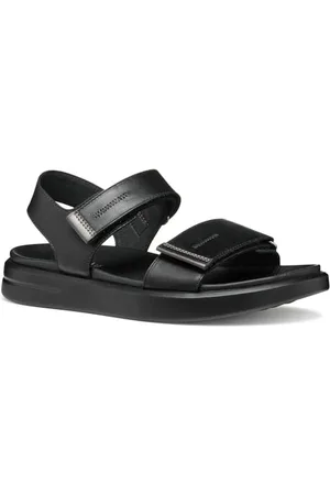 Geox D Xand 2s E, Sandały damskie, Czarny (Black), 39 EU