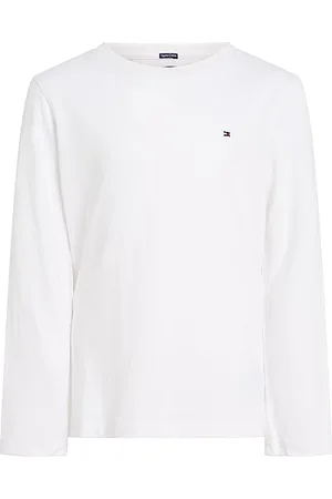Tommy Hilfiger Koszulka chłopięca z długim rękawem Basic, biały (Bright White), 86