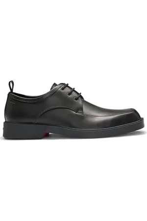 HUGO BOSS Iker_Derb_alvp, Derby Men, Black, 43 EU, , 43 EU