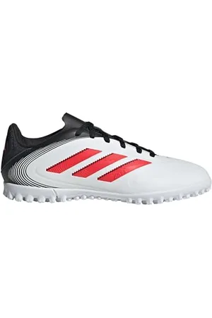 adidas Uniseks - dzieci COPA PURE III CLUB Turf Football boots Kids, Cloud White/Lucid Red/Core Black, 37 1/3 EU