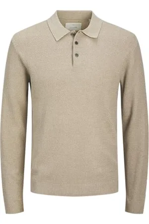 JACK & JONES Jprcccooper Knit Polo Ls męska koszulka polo, , S