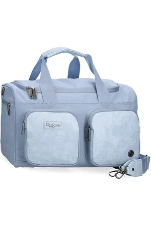 Pepe Jeans Jana Torba podróżna Niebieska 40x25x20 cm Poliester z Detalami ze sztucznej skóry by Joumma Bags, , Talla única, torba podróżna