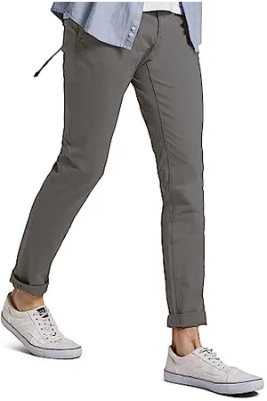 TOM TAILOR Męskie Spodnie chinosy z paskiem 1008253, , 32W / 32L