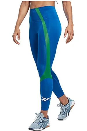 Reebok Damskie legginsy z wysokim stanem do treningu, , XXL