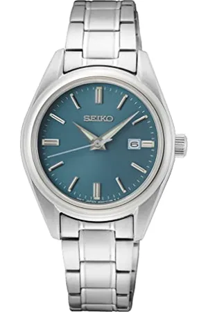 Seiko Damski analogowy zegarek kwarcowy z bransoletką ze stali nierdzewnej SUR531P1, srebrny, , bransoletka