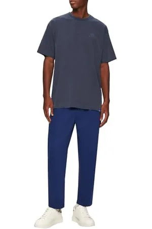 LTB Jeans Męski T-shirt wyprodukowany z bawełny w kolorze niebieskim Regular Fit - rozmiar XL, , XL