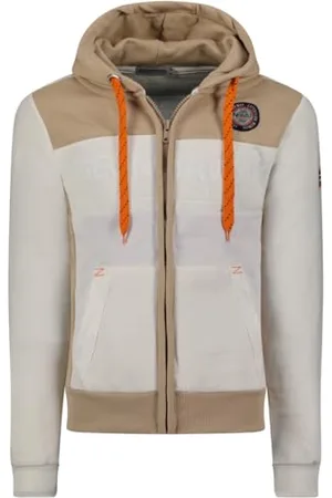 Geographical Norway Gweny Męska bluza z kapturem z kieszenią kangurka - Bluza z logo bluza z kapturem z kapturem ciepły długi rękaw - męska wiosna lato jesień zima ( L), , L