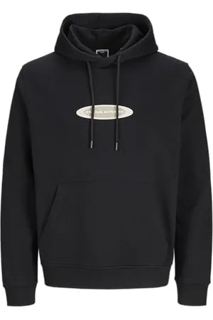JACK & JONES Męska bluza z kapturem Core Pacer z nadrukiem logo