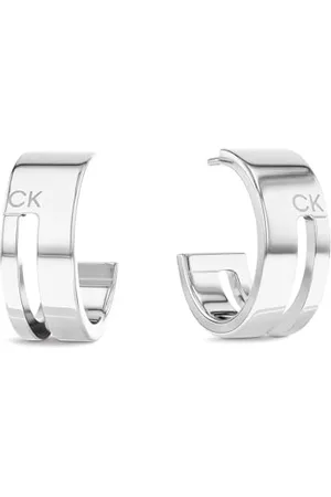 Calvin Klein Damskie kolczyki z kolekcji GEOMETRIC ESSENTIALS ze stali nierdzewnej - 35000677, Jeden rozmiar, Stal nierdzewna, Bez kamieni szlachetnych