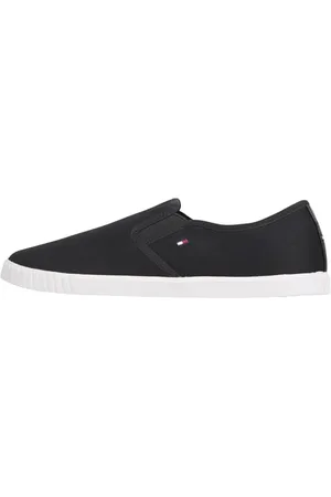 Tommy Hilfiger Damskie płócienne tenisówki wsuwane Low Top, niebieski (Space Blue), 38 EU, , 38 EU