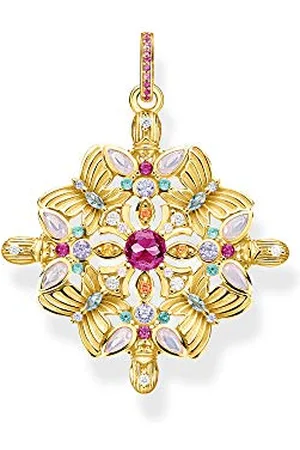Thomas Sabo Wisiorek amulet Kalejdoskop motyl złoty, PE877-996-7, 4,5, wielokolorowy