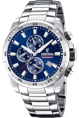 Festina Zegarek sportowy F20463/2, srebro, Rozmiar uniwersalny, Bransoletka