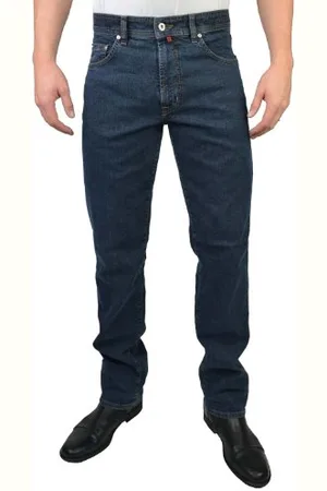Pierre Cardin Dżinsy Soft Denim Dijon, niebieskie (Indigo 02), 36W / 32L