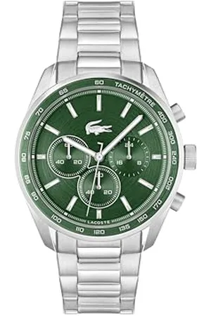 Lacoste Chronograficzny zegarek kwarcowy dla mężczyzn z bransoletką ze stali nierdzewnej, kolekcja Boston-2011346