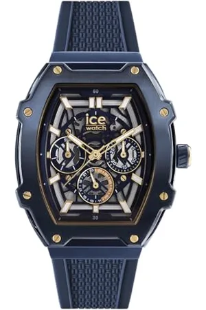 Ice-Watch ICE boliday Gold blue skel Steel - Męski zegarek z silikonowym paskiem - 024371 (Medium)