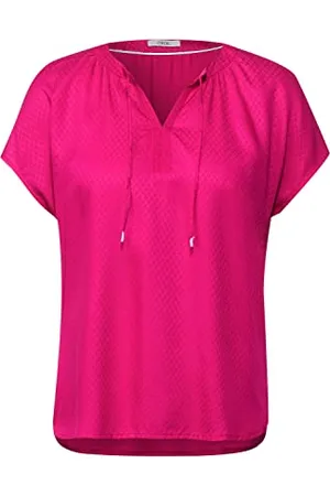 CECIL Damska bluzka z wiskozy B343267, Raspberry różowa, L